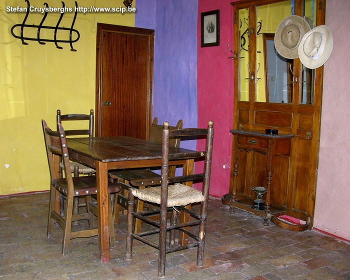 Sierras Subbeticas - Los Villares The dining room of our cortijo (typical Andalucian country cottage) in the small village of Los Villares in the nature reserve of Sierras Subbeticas. Stefan Cruysberghs